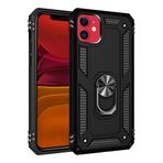 BSSM iPhone 11 Sofya Yüzüklü Silikon Kapak Siyah Kılıf