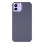BSSM iPhone 12 Asya Deri Silikon Mor Kılıf