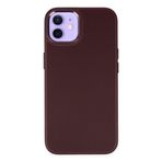 BSSM iPhone 12 Asya Deri Silikon Siyah Kılıf