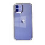 BSSM iPhone 12 Element Silikon Gümüş Kılıf
