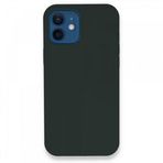 BSSM iPhone 12 Lansman Legant Silikon Koyu Yeşil Kılıf