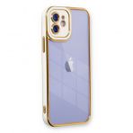 BSSM iPhone 12 Liva Lens Silikon Beyaz Kılıf