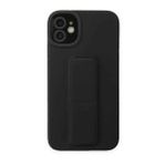BSSM iPhone 12 Mega Standlı Silikon Siyah Kılıf