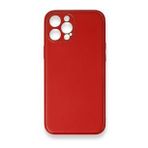 BSSM iPhone 12 Pro Coco Deri Silikon Kapak Kırmızı Kılıf