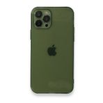 BSSM iPhone 12 Pro Max Fly Lens Silikon Yeşil Kılıf