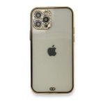 BSSM iPhone 12 Pro Max Liva Taşlı Silikon Siyah Kılıf