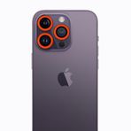 BSSM iPhone 12 Pro Turuncu Neon Fosforlu Kamera Lens