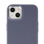 BSSM iPhone 13 Asya Deri Silikon Mor Kılıf