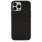 BSSM iPhone 13 Asya Deri Silikon Siyah Kılıf