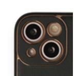 BSSM iPhone 13 Coco Deri Silikon Kapak Siyah Kılıf