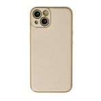 BSSM iPhone 13 Coco Gold Deri Silikon Kapak Kılıf