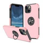 BSSM iPhone 13 Elit Yüzüklü Kapak Pembe Kılıf