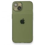 BSSM iPhone 13 Fly Lens Silikon Yeşil Kılıf