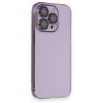BSSM iPhone 13 Pro Max Armada Lensli Kapak Lila Kılıf