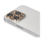 BSSM iPhone 13 Pro Max Gold Pers Alüminyum Kamera Lens