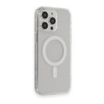 BSSM iPhone 13 Pro Max Matte Şeffaf Magneticsafe Şeffaf Kılıf