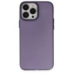 BSSM iPhone 13 Pro Max Modos Metal Kapak Derin Mor Kılıf