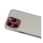 BSSM iPhone 13 Pro Max Rainbow Koyu Kırmızı Kamera Lens Koruma Camı