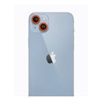 BSSM iPhone 13 Turuncu Neon Fosforlu Kamera Lens