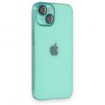 BSSM iPhone 14 Armada Lensli Kapak Yeşil Kılıf