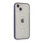 BSSM iPhone 14 Grand Magneticsafe Kapak Mor Kılıf