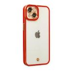 BSSM iPhone 14 Liva Lens Silikon Kırmızı Kılıf
