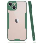 BSSM iPhone 14 Plus Platin Silikon Yeşil Kılıf