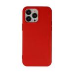 BSSM iPhone 14 Pro Max Nano İçi Kadife Silikon Kırmızı Kılıf