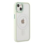 BSSM iPhone 14 Room Magneticsafe Silikon Su Yeşili Kılıf