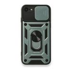 BSSM iPhone 7 Pars Lens Yüzüklü Silikon Yeşil Kılıf