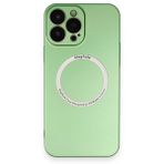 BSSM Jack Magneticsafe Lens Silikon - Yeşil iPhone 13 Pro Kılıf