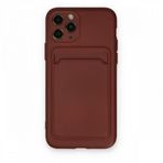 BSSM Kelvin Kartvizitli Silikon - Bordo iPhone 11 Pro Kılıf