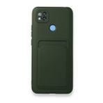 BSSM Kelvin Kartvizitli Silikon - Koyu Yeşil Xiaomi Redmi 9C Kılıf