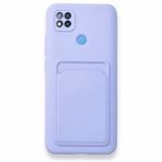 BSSM Kelvin Kartvizitli Silikon - Lila Xiaomi Redmi 9C Kılıf