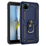 BSSM Lacivert Huawei Y5P Sofya Yüzüklü Silikon Kapak Kılıf