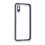 BSSM Miami Şeffaf Silikon - Gri Xiaomi Redmi 9A Kılıf
