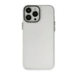 BSSM Modos Metal Kapak - Şeffaf iPhone 13 Pro Max Kılıf