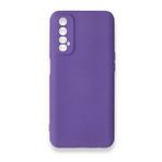 BSSM Mor Realme 7 Nano İçi Kadife Silikon Kılıf