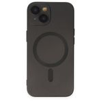 BSSM Moshi Lens Magneticsafe Silikon - Siyah iPhone 13 Kılıf