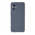 BSSM Nano içi Kadife Silikon - Gri Oppo Reno 7 Lite Kılıf