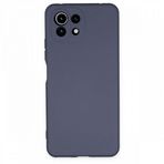BSSM Nano içi Kadife Silikon - Gri Xiaomi Mİ 11 Lite Kılıf