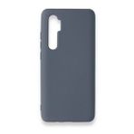 BSSM Nano içi Kadife Silikon - Gri Xiaomi Mi Note 10 Lite Kılıf