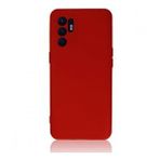 BSSM Nano İçi Kadife Silikon - Kırmızı Oppo Reno 6 Kılıf