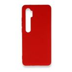 BSSM Nano içi Kadife Silikon - Kırmızı Xiaomi Mi Note 10 Lite Kılıf