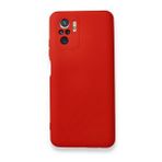 BSSM Nano içi Kadife Silikon - Kırmızı Xiaomi Redmi Note 10 Kılıf