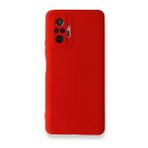BSSM Nano İçi Kadife Silikon - Kırmızı Xiaomi Redmi Note 10 Pro Kılıf