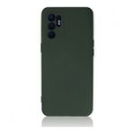 BSSM Nano İçi Kadife Silikon - Koyu Yeşil Oppo Reno 6 Kılıf