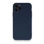 BSSM Nano İçi Kadife Silikon - Lacivert iPhone 11 Pro Kılıf
