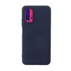 BSSM Nano içi Kadife Silikon - Lacivert Xiaomi Redmi 9T Kılıf