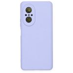 BSSM Nano içi Kadife Silikon - Lila Huawei Nova 9 SE Kılıf
